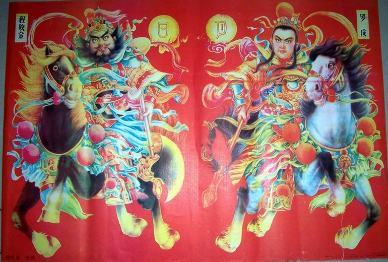 门神贴在家里什么位置最好?住楼房可以贴门神吗图片(图1)