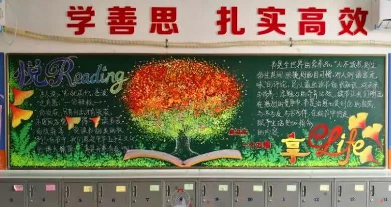 却超级唯美有的黑板报,尽管只是为体育节设计七宝中学的同学们也毫不