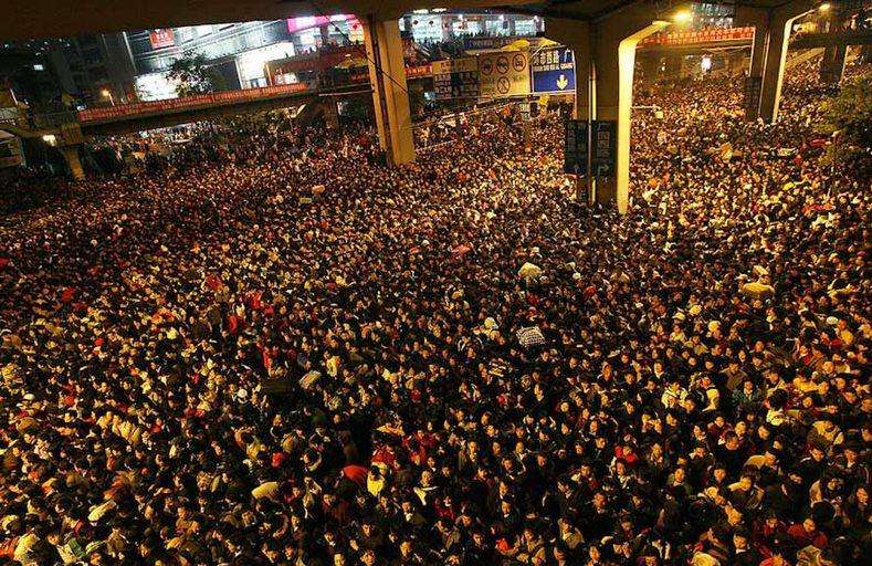 2018全国城区人口超100万城市排名,京沪渝广