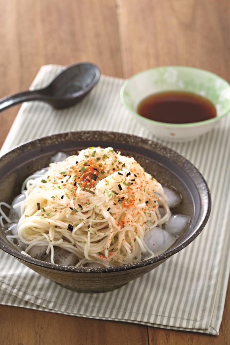 孕期食谱: 日式山药凉面, 预防贫血和便秘