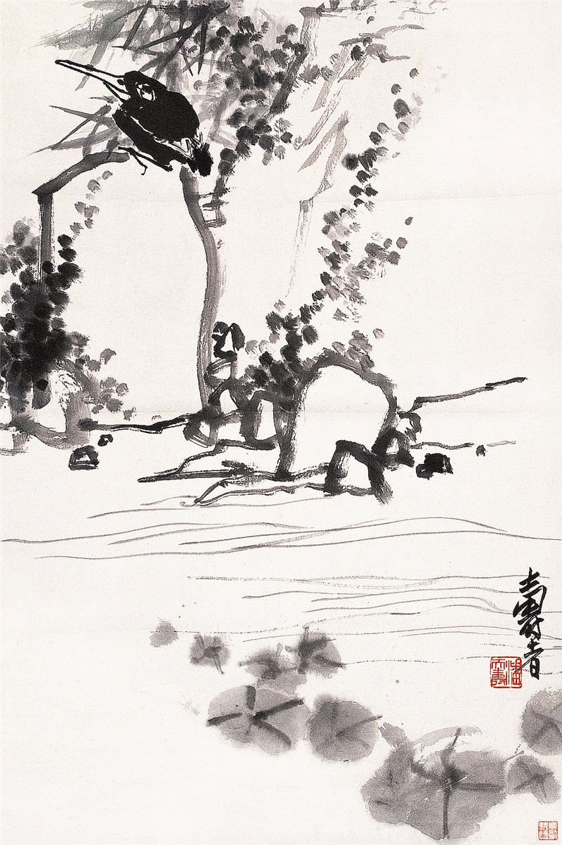 中国画的点可以丰富画面也可以破坏画面学习者要巧妙应用