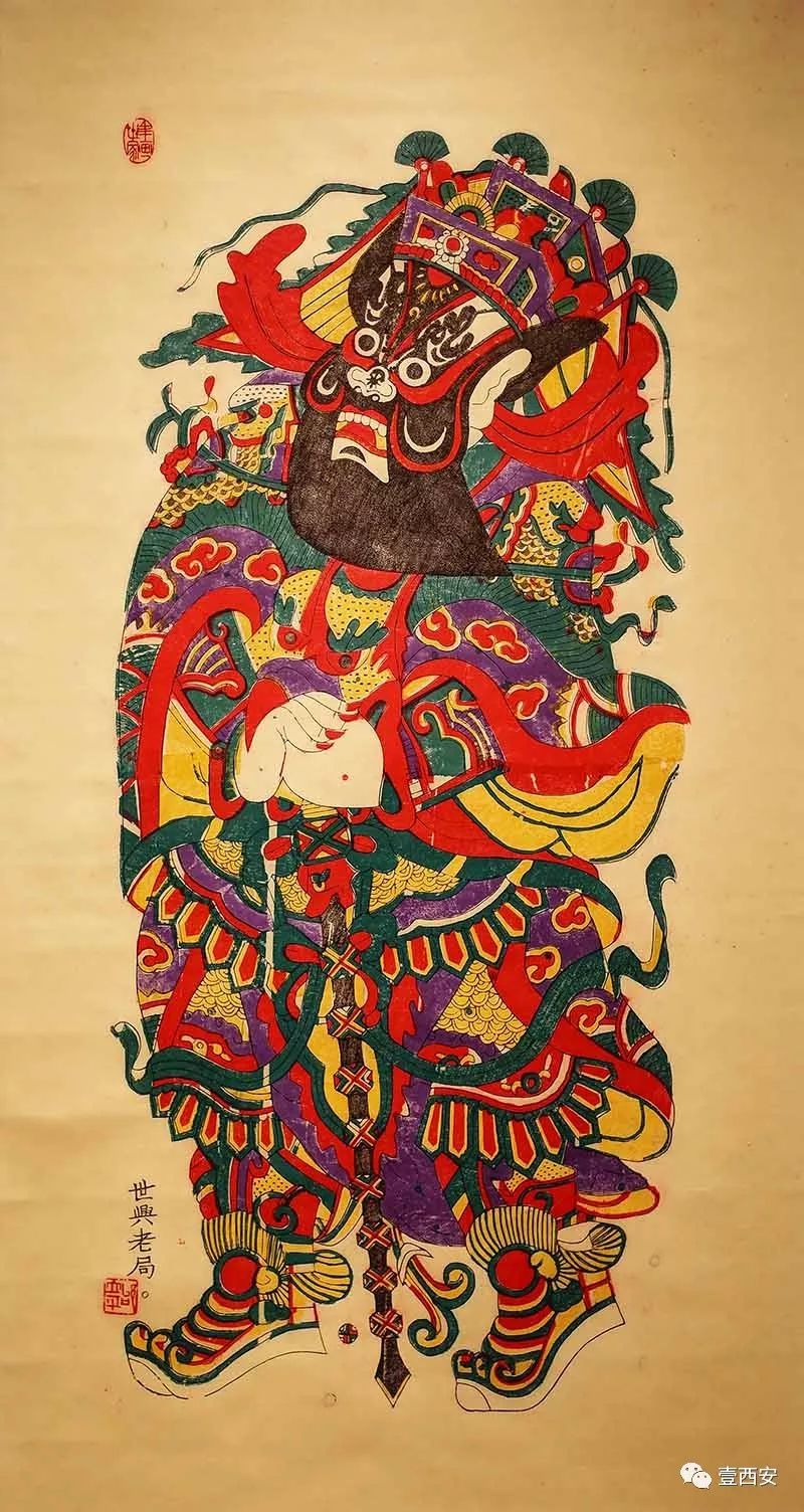 东方智慧：凤翔木版年画的传统之美|凤翔|秦琼|门神_新浪新闻