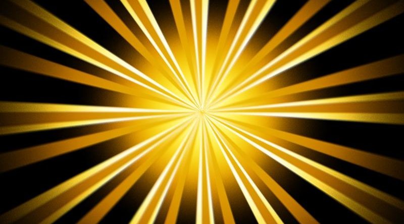 教你玩转ps漂亮的金色放射背景【梁田聪ps小实例】20 67