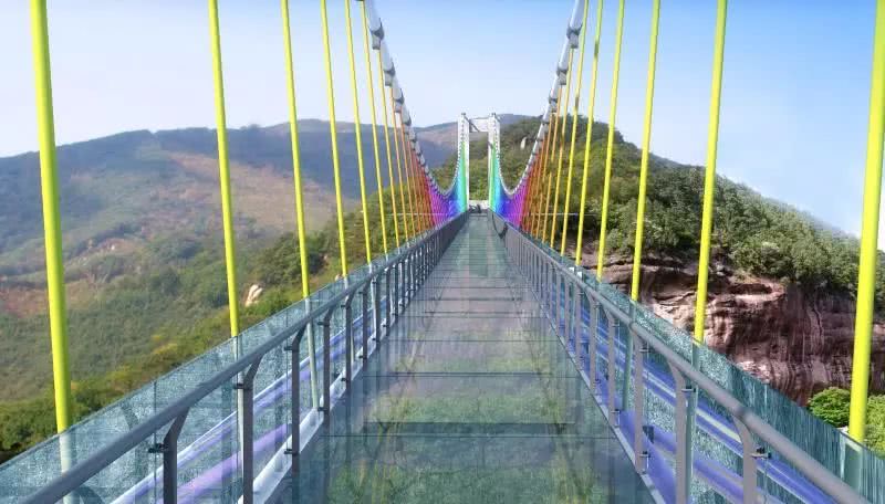 更正说明:迎龙峡影视拍摄基地关于玻璃桥开业