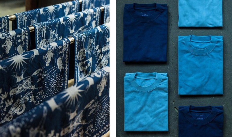 日本传统靛蓝染色艺术