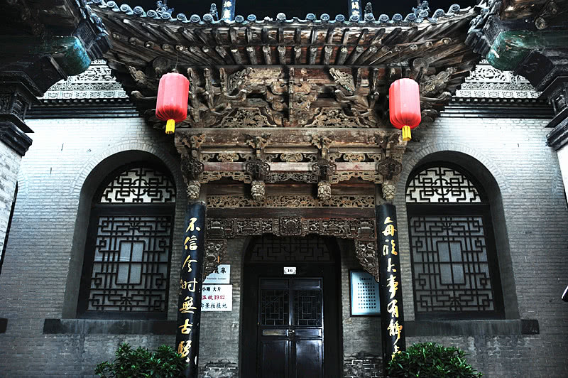 渠家大院有着特有的历史厚重感,在这里心很容易静下来