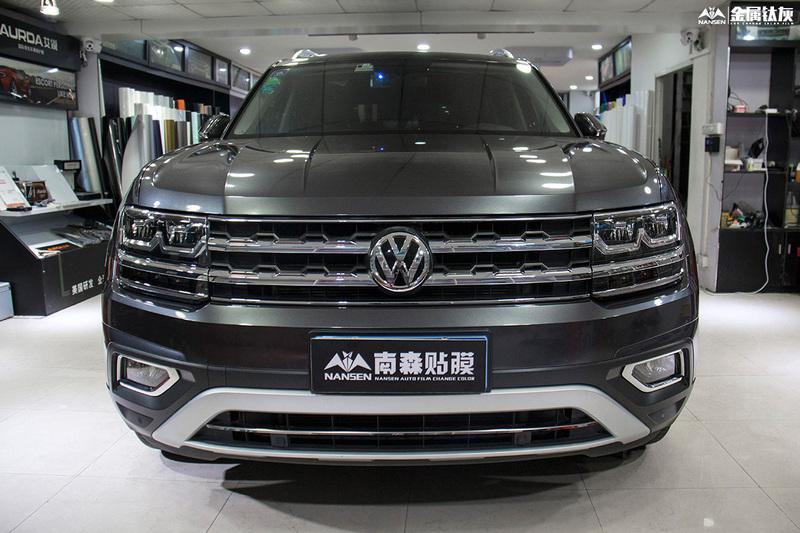 大众途昂全车改色贴膜钛灰色南森汽车改色出品
