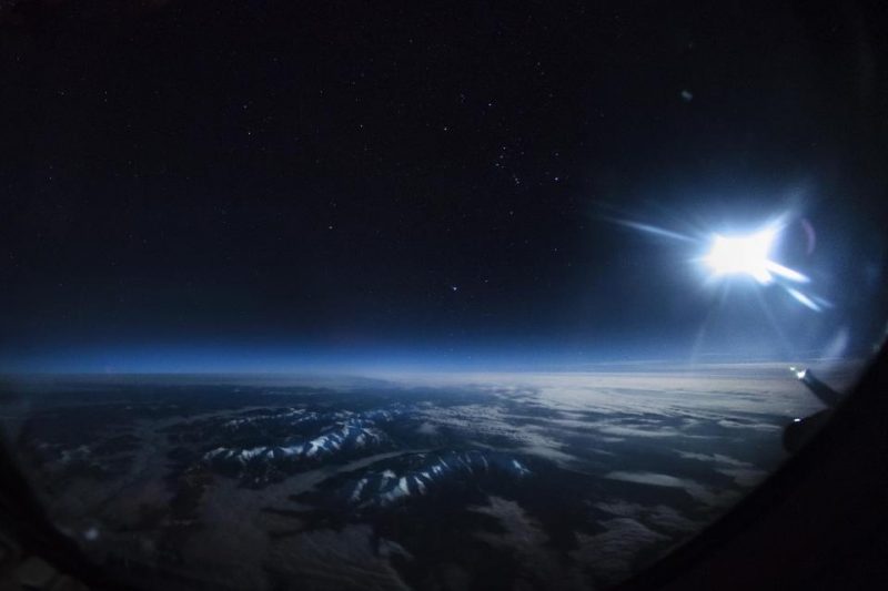 什么?波音747上的景色竟然如此震撼!|拍摄|波音|景色_新浪新闻