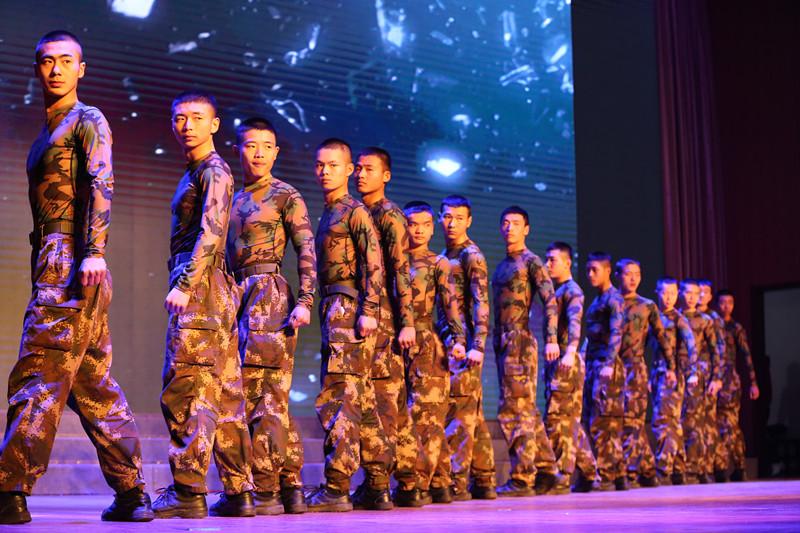 舞动青春欢度春节嗨爆全场武警滨州支队营健美操大赛