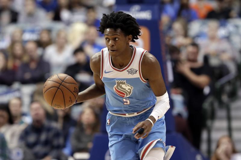 萨克拉门托国王:德阿隆·福克斯pg2018-19赛季预测:14.5分,5.