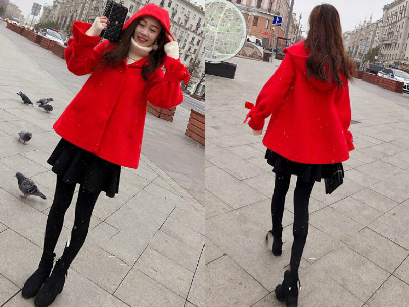 新年穿上很喜庆的红色大衣,配这几双鞋子竟如此好看!