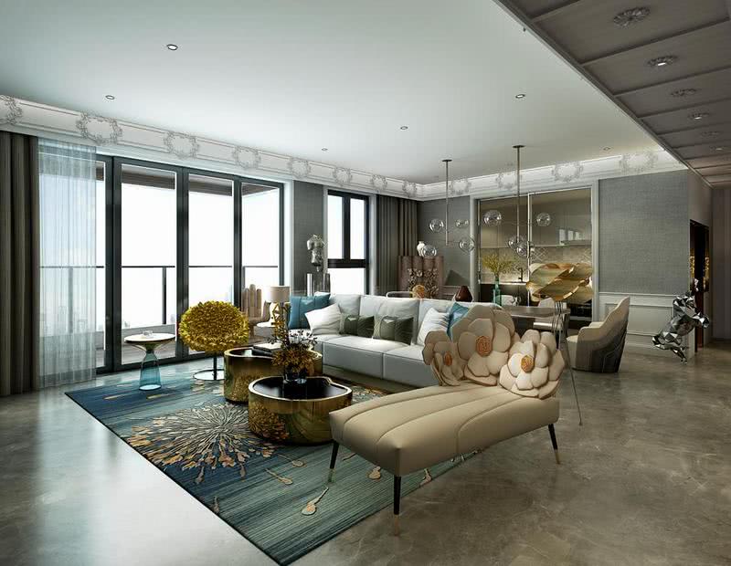 东易日盛设计作品:马踏花香自带新古典风