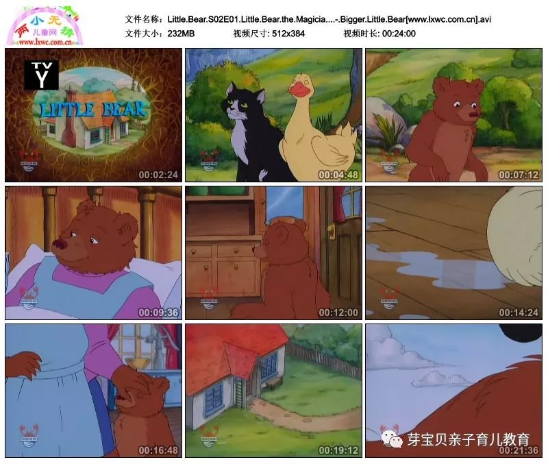 免费领取 | 汪培珽推荐:《天才宝贝熊》动画片195集 mp3 绘本