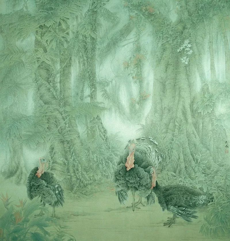 连城籍著名军旅画家李大成8日在连城县博物馆开展