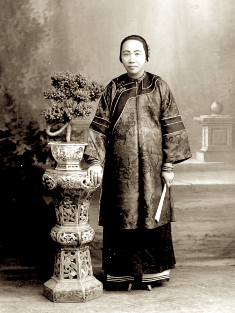 晚清女子照片 李鸿章夫人赵小莲等