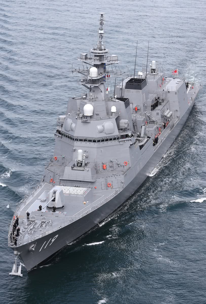 海上自卫队6000吨反潜舰已有20艘 空中相控阵雷达下放 用心良苦