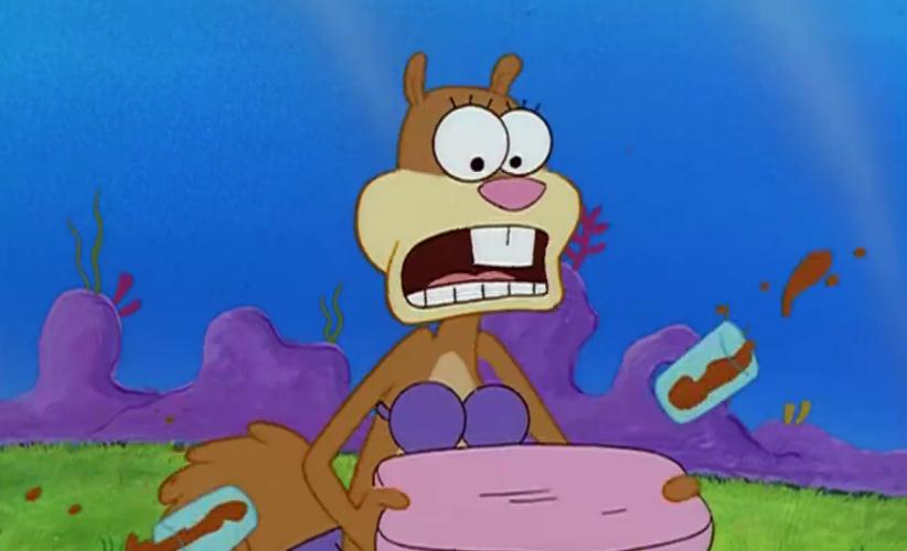 三招便获得珊迪好感,海绵宝宝是怎么做到的?