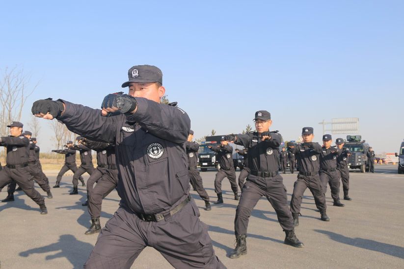 潍坊滨海公安分局特警大队组织应急拉动演练