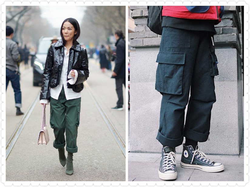 工装裤搭配袜靴,一百多年前的时尚成为时下流行?