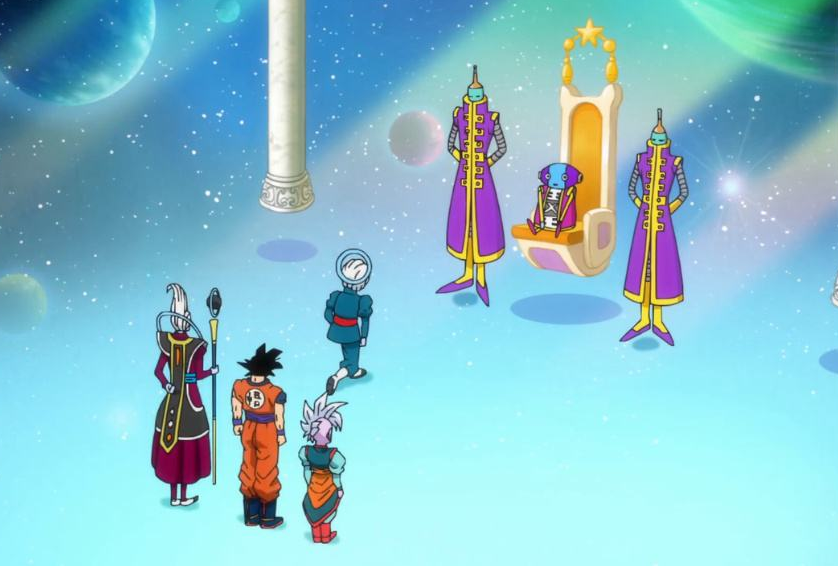 龙珠超就算悟空变成了超级赛亚人七彩虹形态也打不赢全王