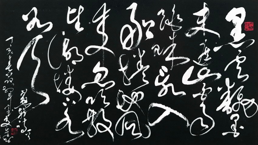 书画家史正学书法艺术欣赏狂草作品