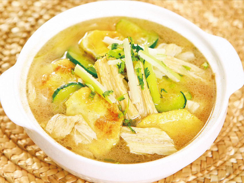 试试这道腐竹汤,止不住的口水还想再来一碗