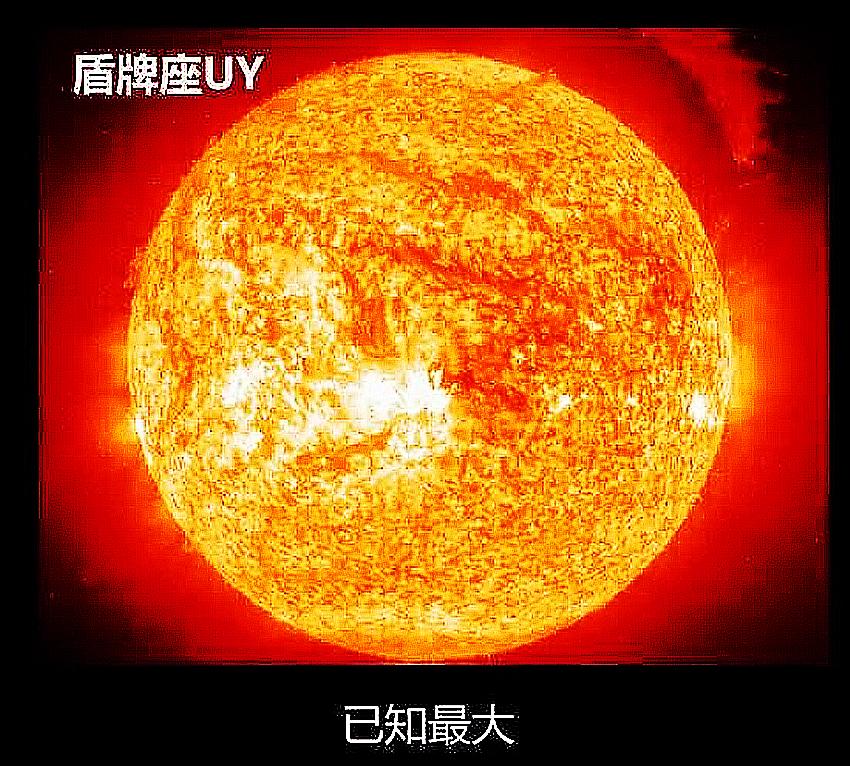 盾牌座uy是已知最大的星球了!本文真正的主角上場了:盾牌座uy!