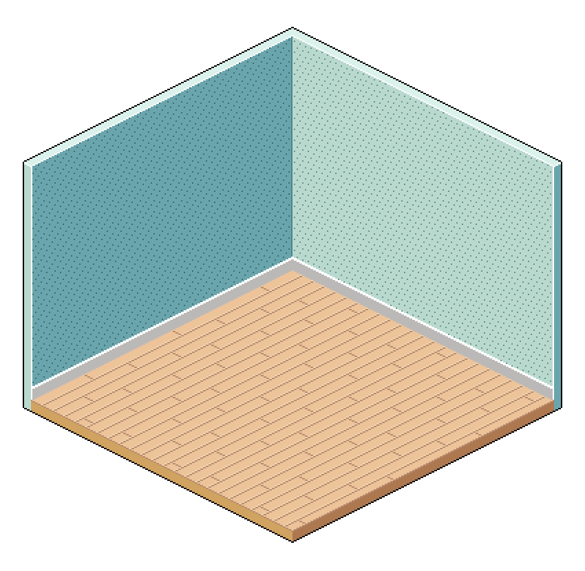 photoshop中创建等距像素艺术空间