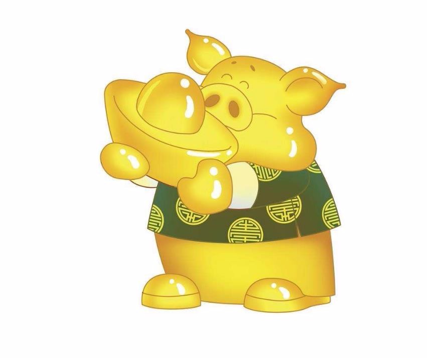 生肖猪大年初八鸿运挡不住遇财神一发再发接福接财气