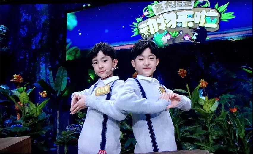 世纪博湾正大综艺动物来啦高颜值双胞胎可乐兄弟做客央视