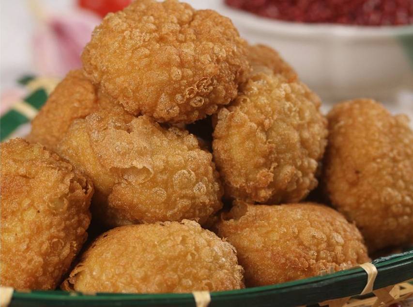 金灿灿,甜丝丝,粘糯糯的黄米糕,炸着吃才美味