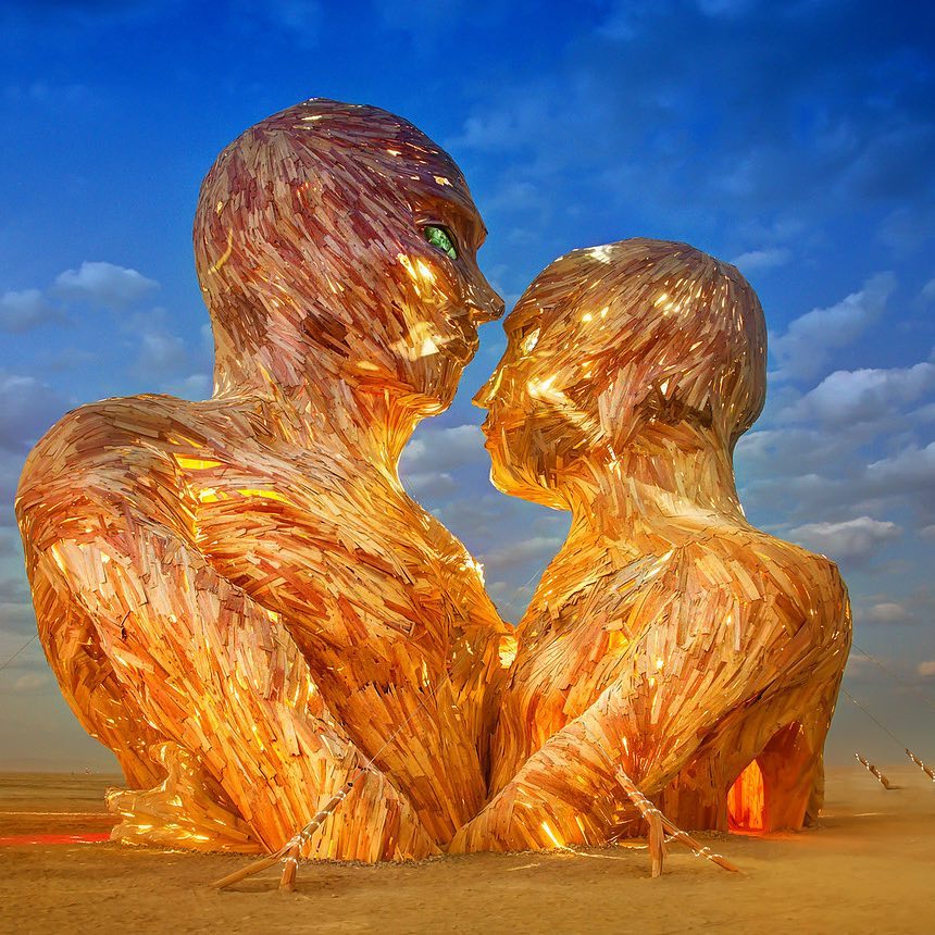 2017年的"火人节"(burning man)继续上演着魔幻超现实主义|大火|超现