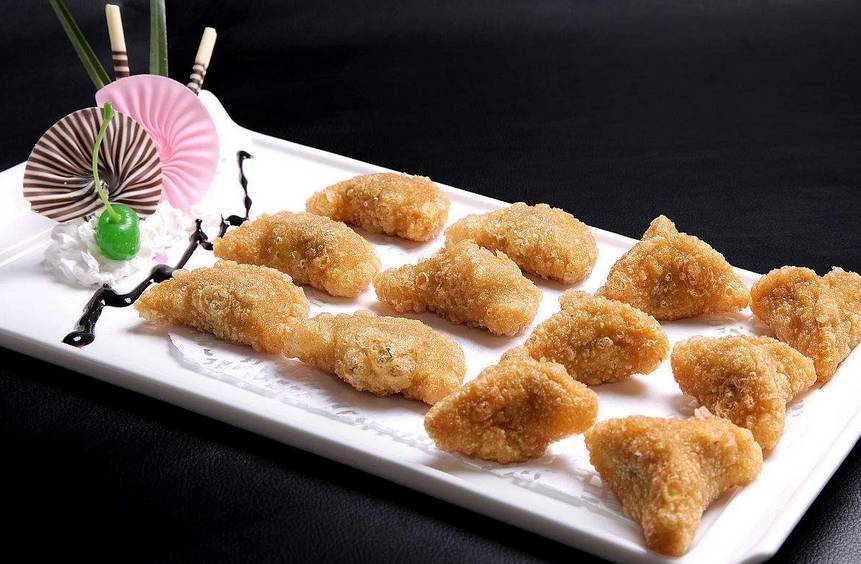 金灿灿,甜丝丝,粘糯糯的黄米糕,炸着吃才美味