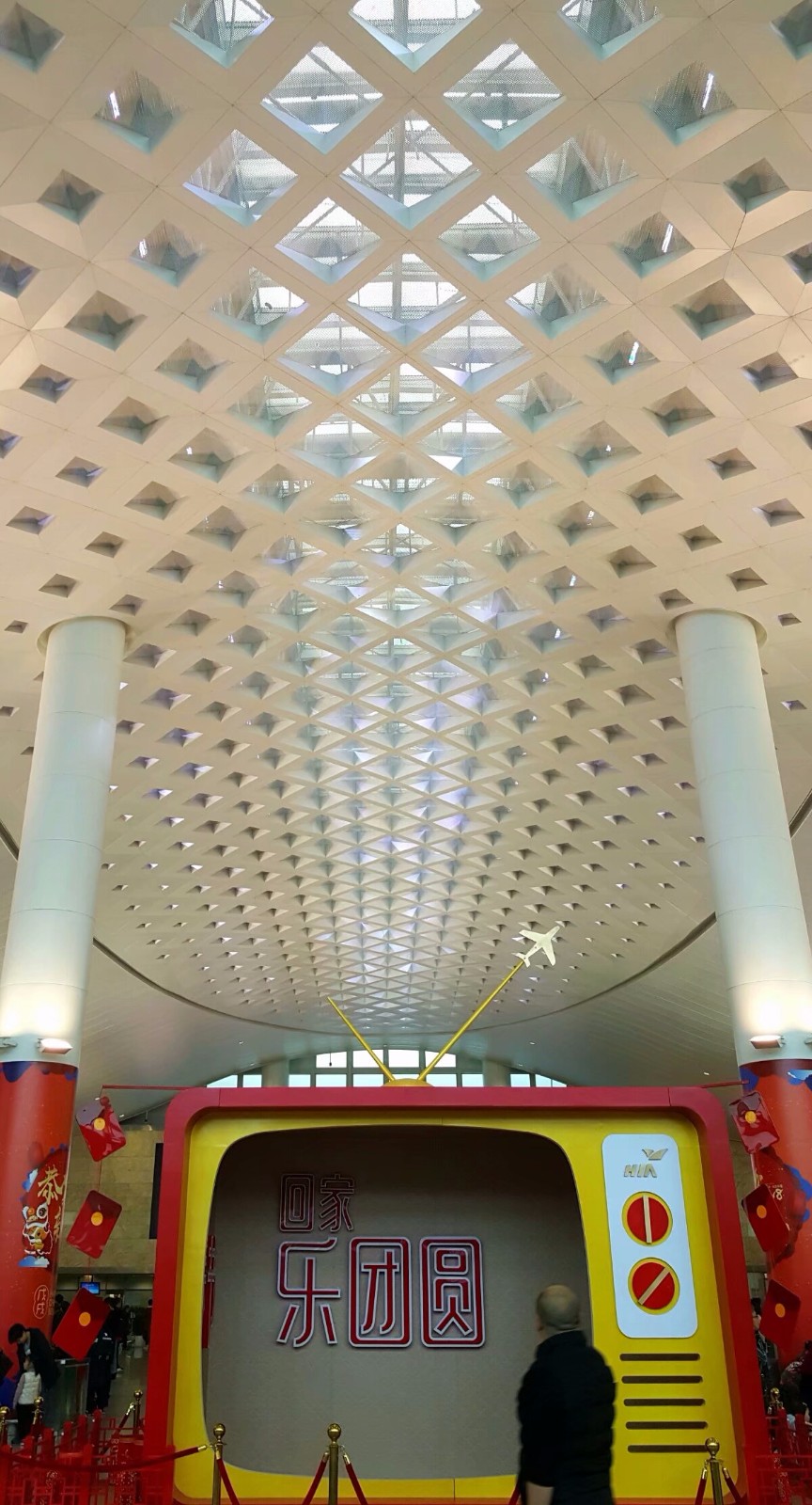 杭州萧山国际机场候机大厅随拍