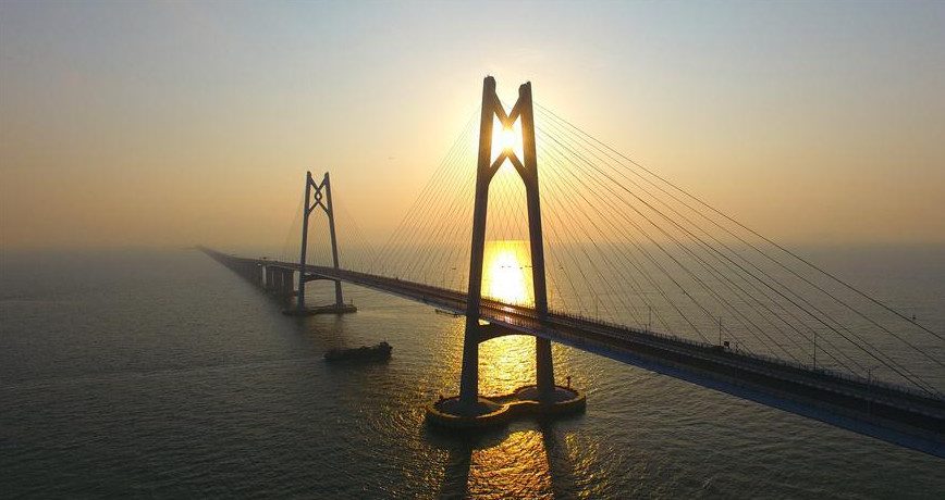 世界上最长的海桥"港珠澳大桥"即将竣工!