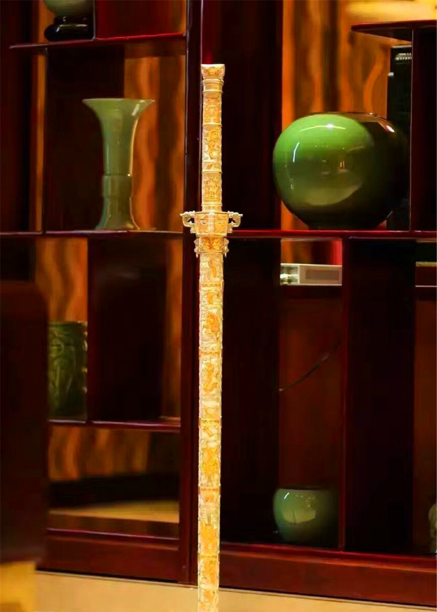 鬼斧神工,乾隆皇帝的天子剑,现在工艺都是无法超越的技术|天子|宝剑|