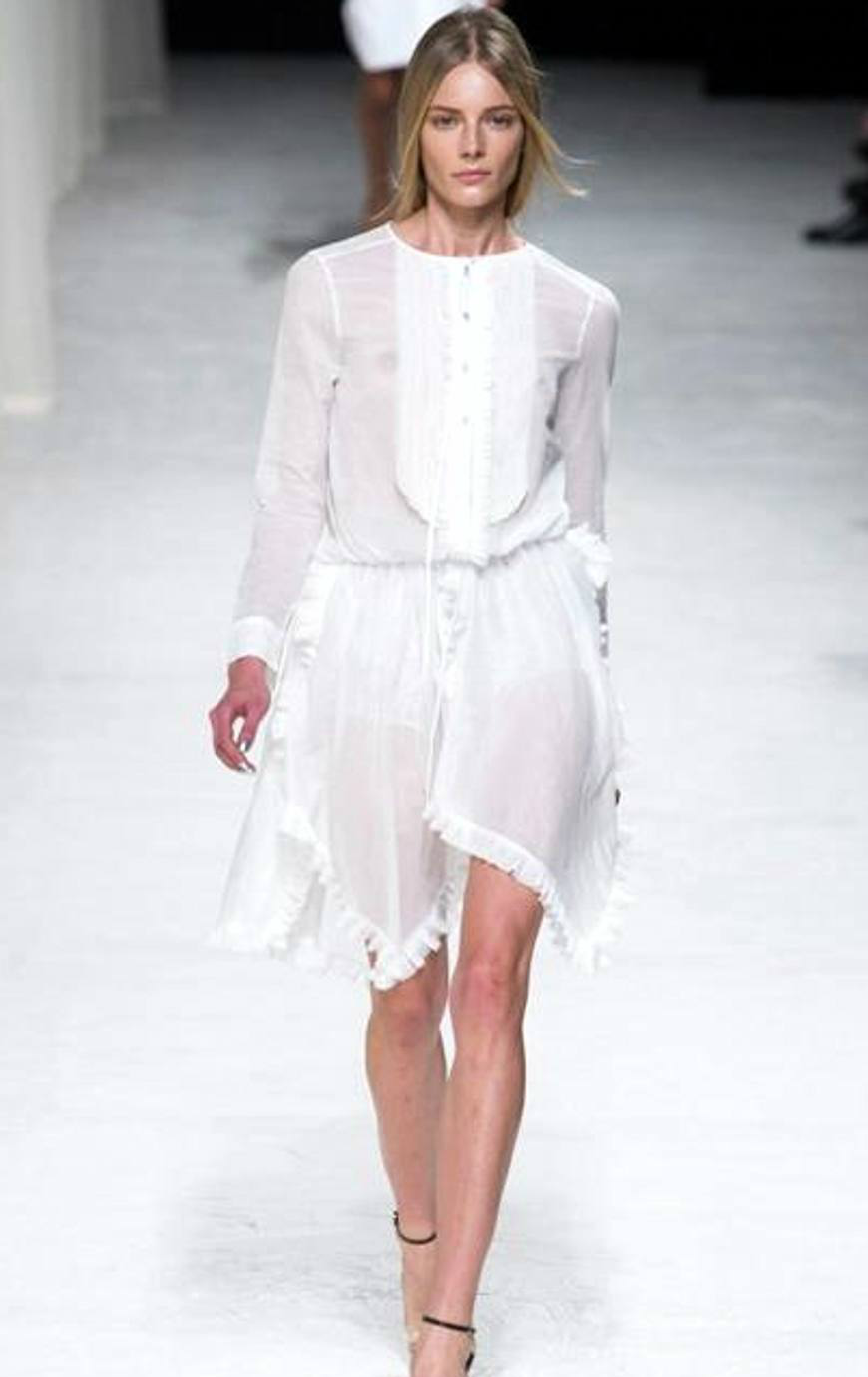 莲娜丽姿ninaricci这场时装装薄纱透明秀漂亮