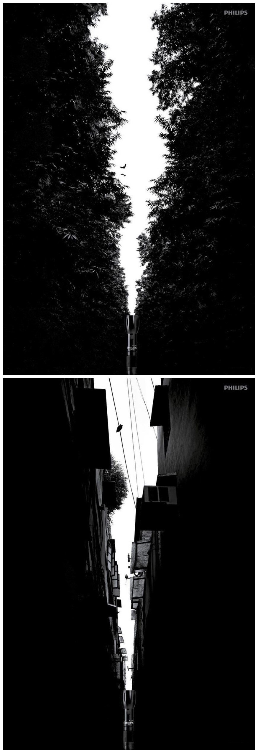 分享一组经典的负空间创意海报设计