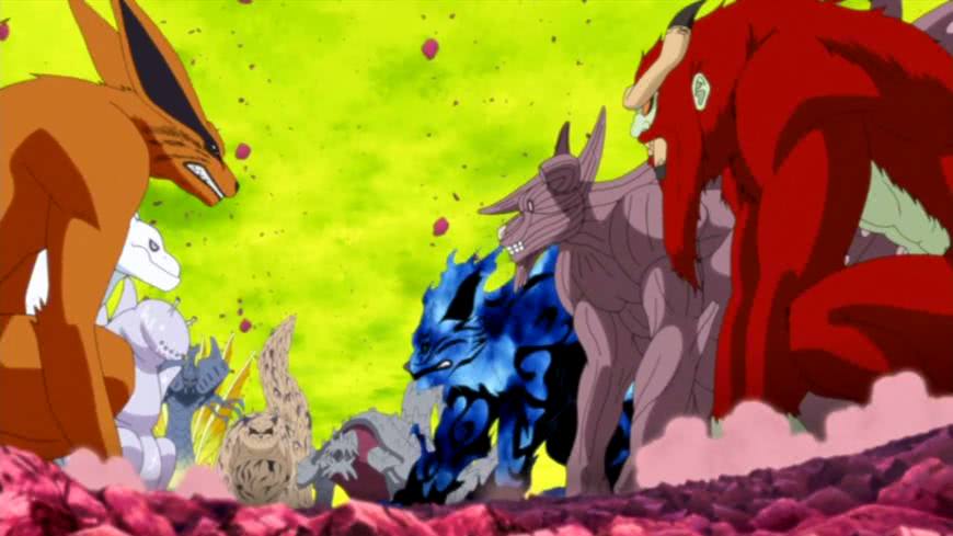 的人柱力,鸣人不断修炼,并靠自己的努力打败了佩因,在第四次忍界大战