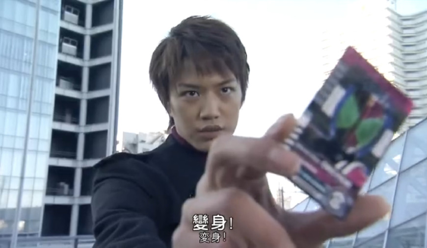 合体骑士(好羞耻哈),那个变身的对白(机器音旁白超带劲)——cyclone!