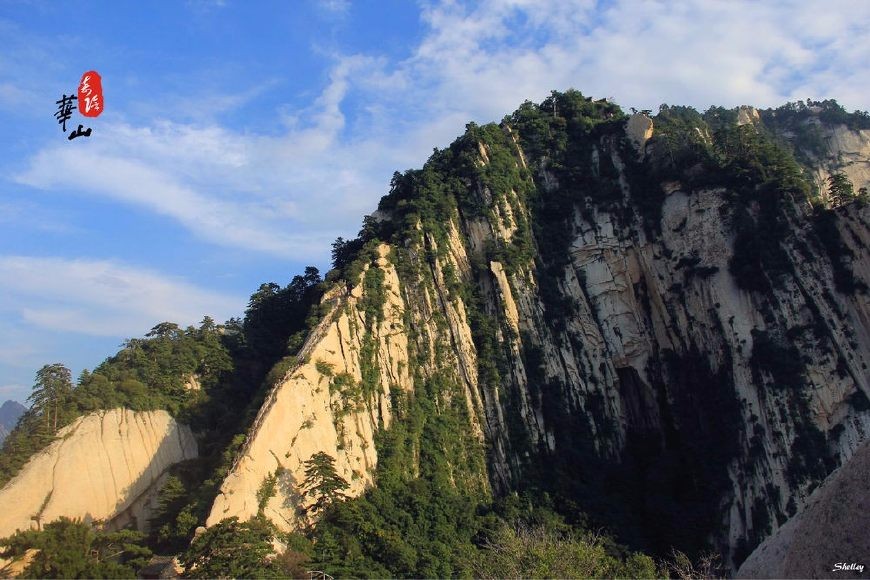 登奇险无比的华山,巍峨耸立怎一个"险"字了得,不过风景倒是美