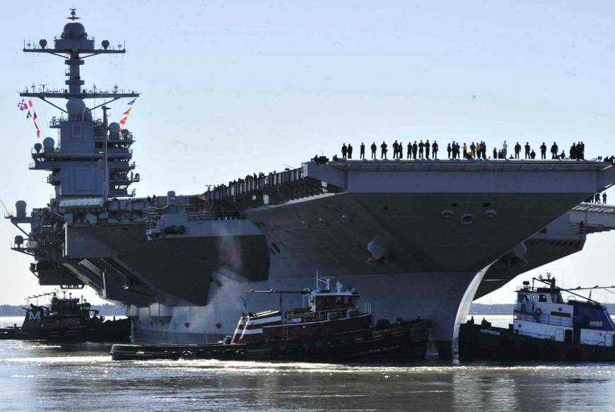 我国的005号核动力航母可以和美国福特级航母