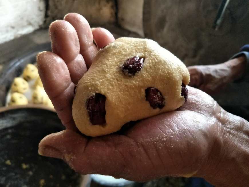 地道的农村红枣窝头软糯有劲真好吃
