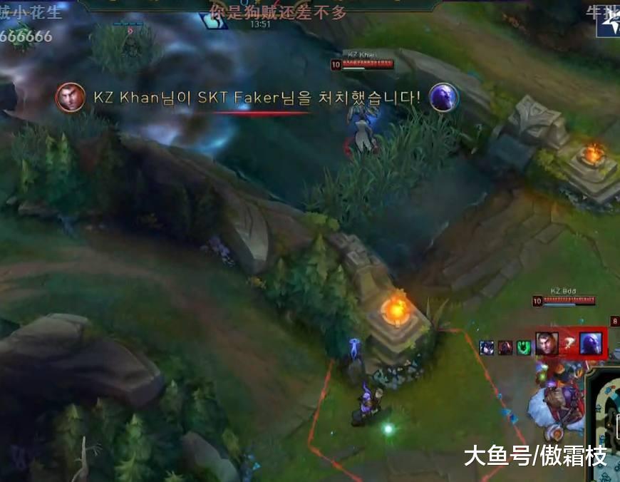SKT战队遭KZ吊打, Faker瑞兹无济于事, Fak