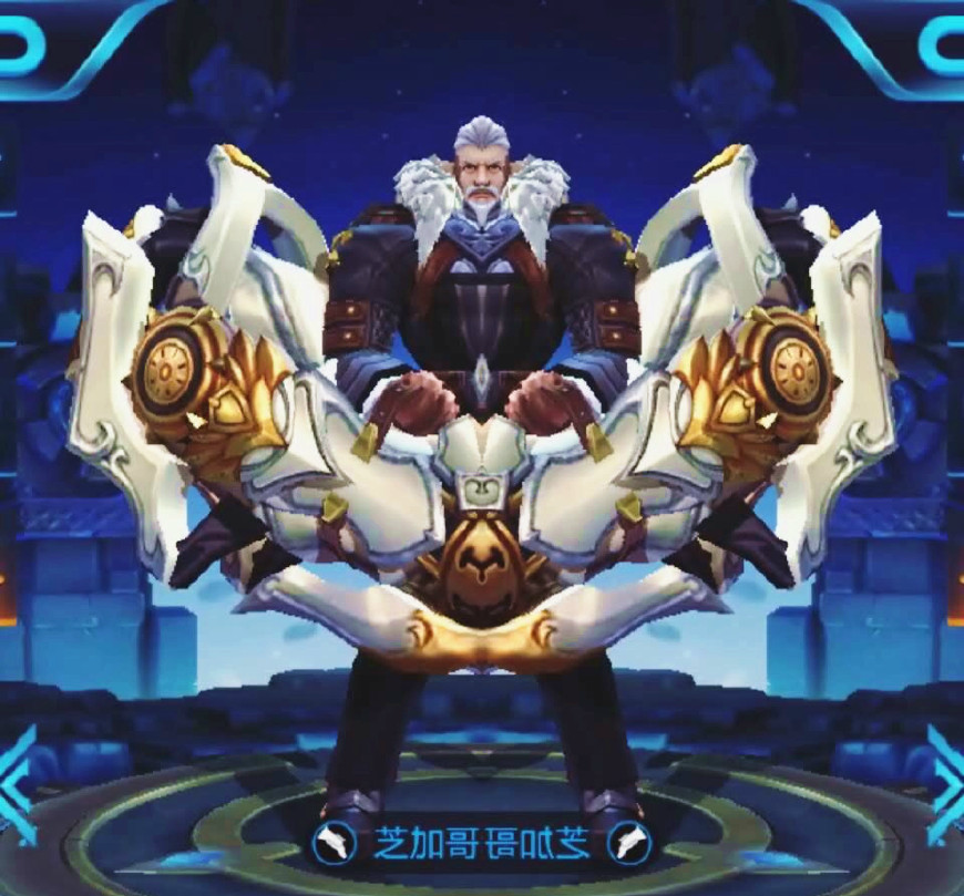 王者荣耀,镜像五大英雄手握双武器,黄忠救生圈,关羽带刀侍卫