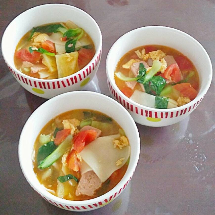 面片汤的家常做法光看就很有食欲