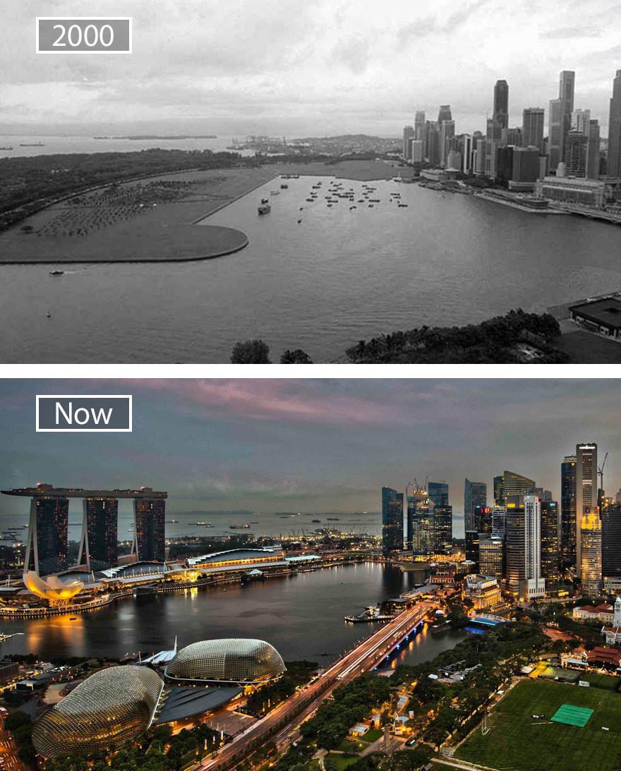 的巨变对比照, 迪拜改变最多, 中国三处入榜|迪拜|城市|名城_新浪新闻