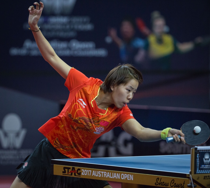 给力!乒乓球:顾玉婷4比0战胜日本选手芝田沙季 晋级四强