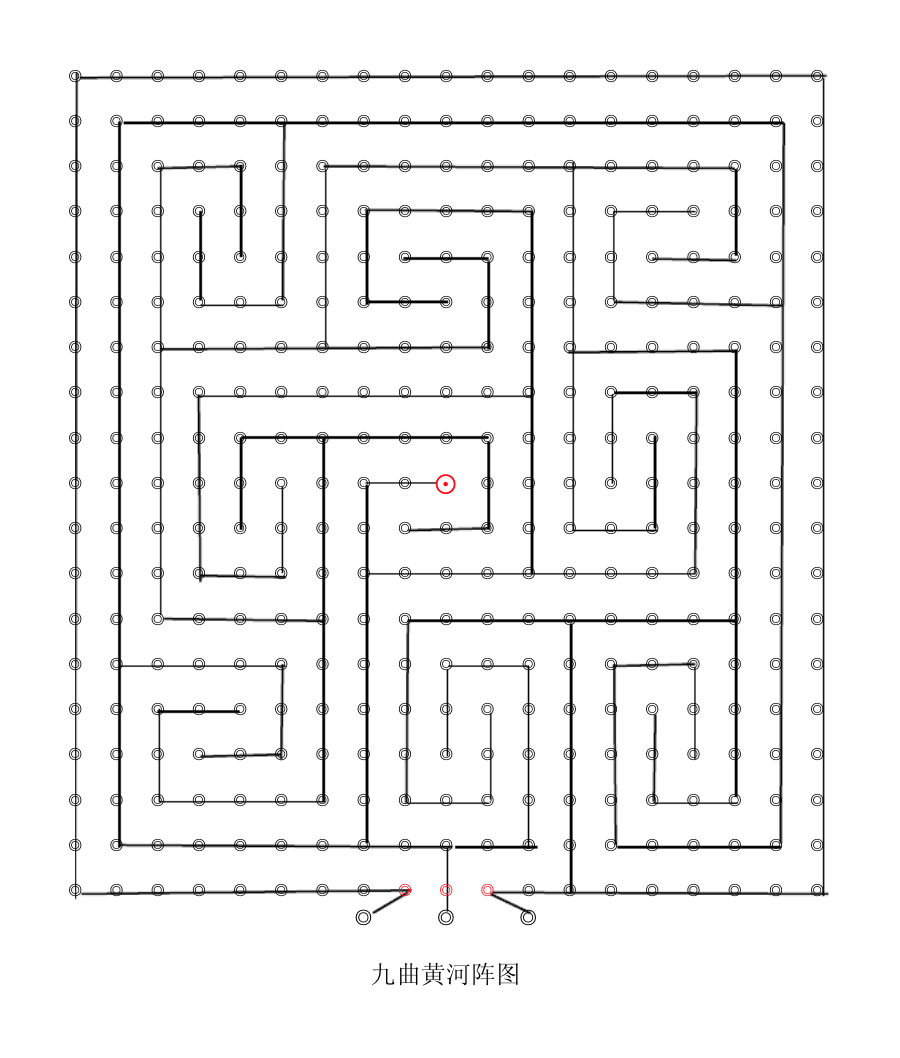 正月十五转九曲九曲原来是这么画的