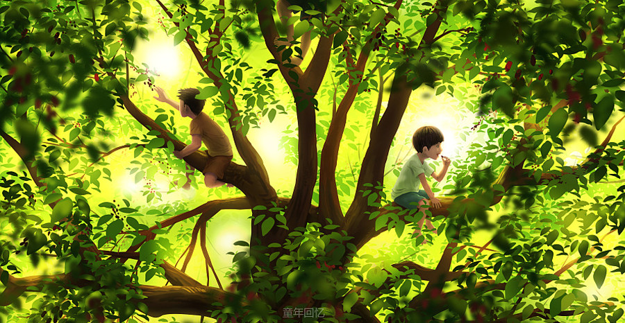 插画师用绘画记录了童年的美好回忆,张张戳中泪点!